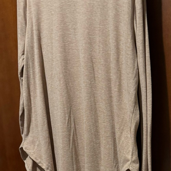 xieerduo Tops - Women's Long Sleeve Beige Top